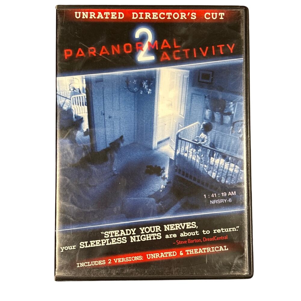 Paranormal Activity 2 (Unrated Director's Cut) HORROR DVD-2010